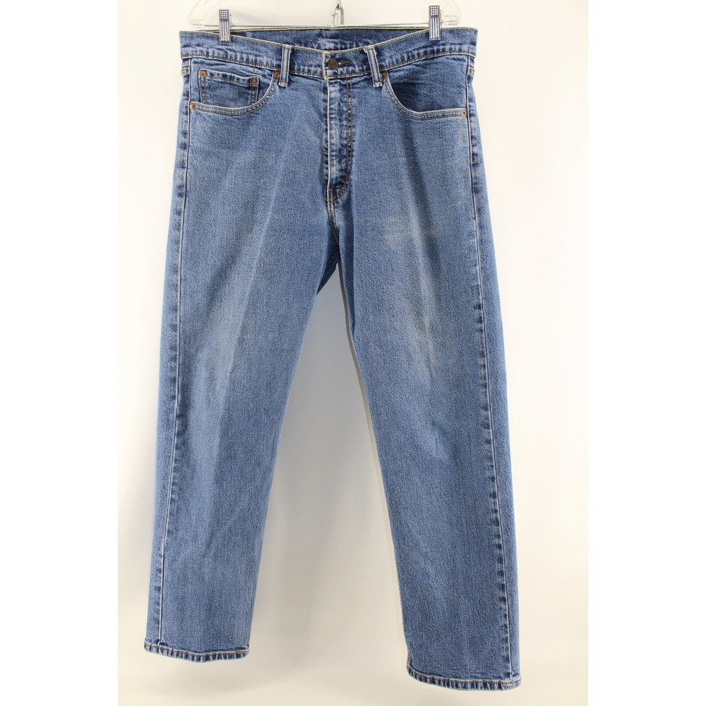 Levis Strauss 505 Men's Denim Blue Jeans Pants Size 36 x 30 #2